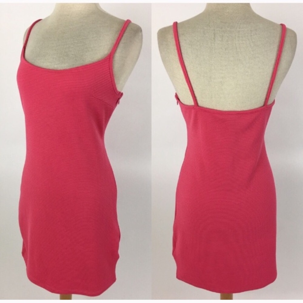 Topshop Pink Tank Dress